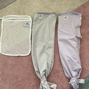 Ollie swaddles - Gray and Lavender